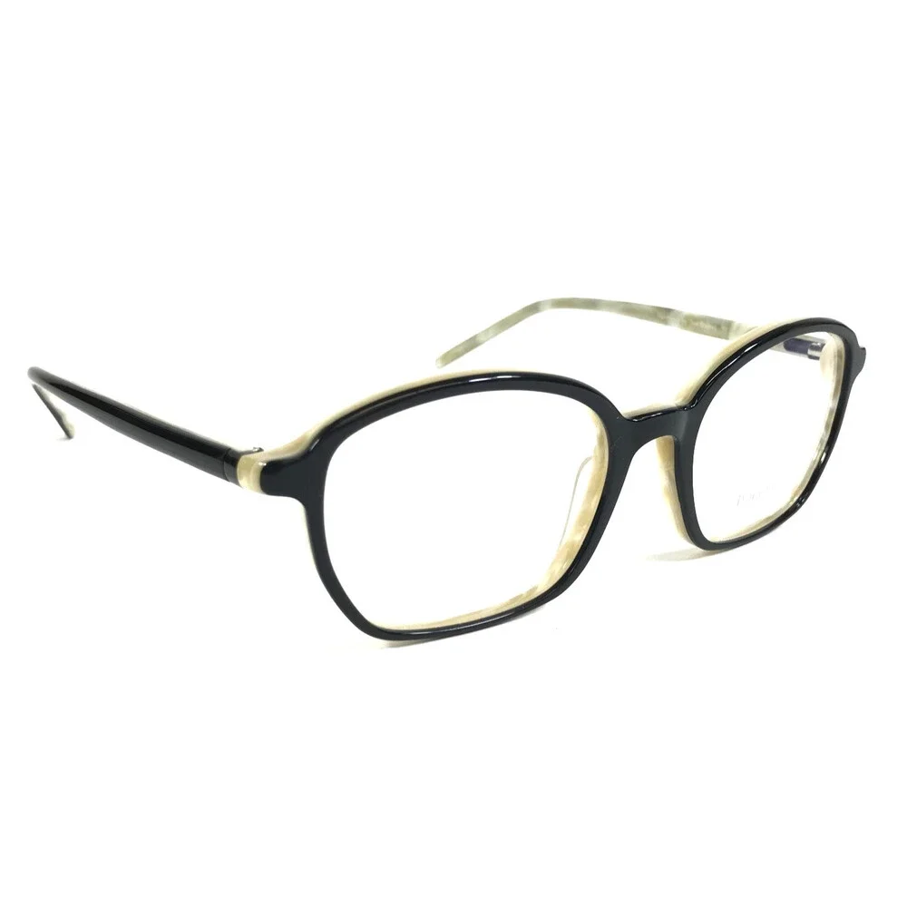 Tom Davies Eyeglasses Frames TD749 Col. 1623 Black Ivory Marble 51-18-140